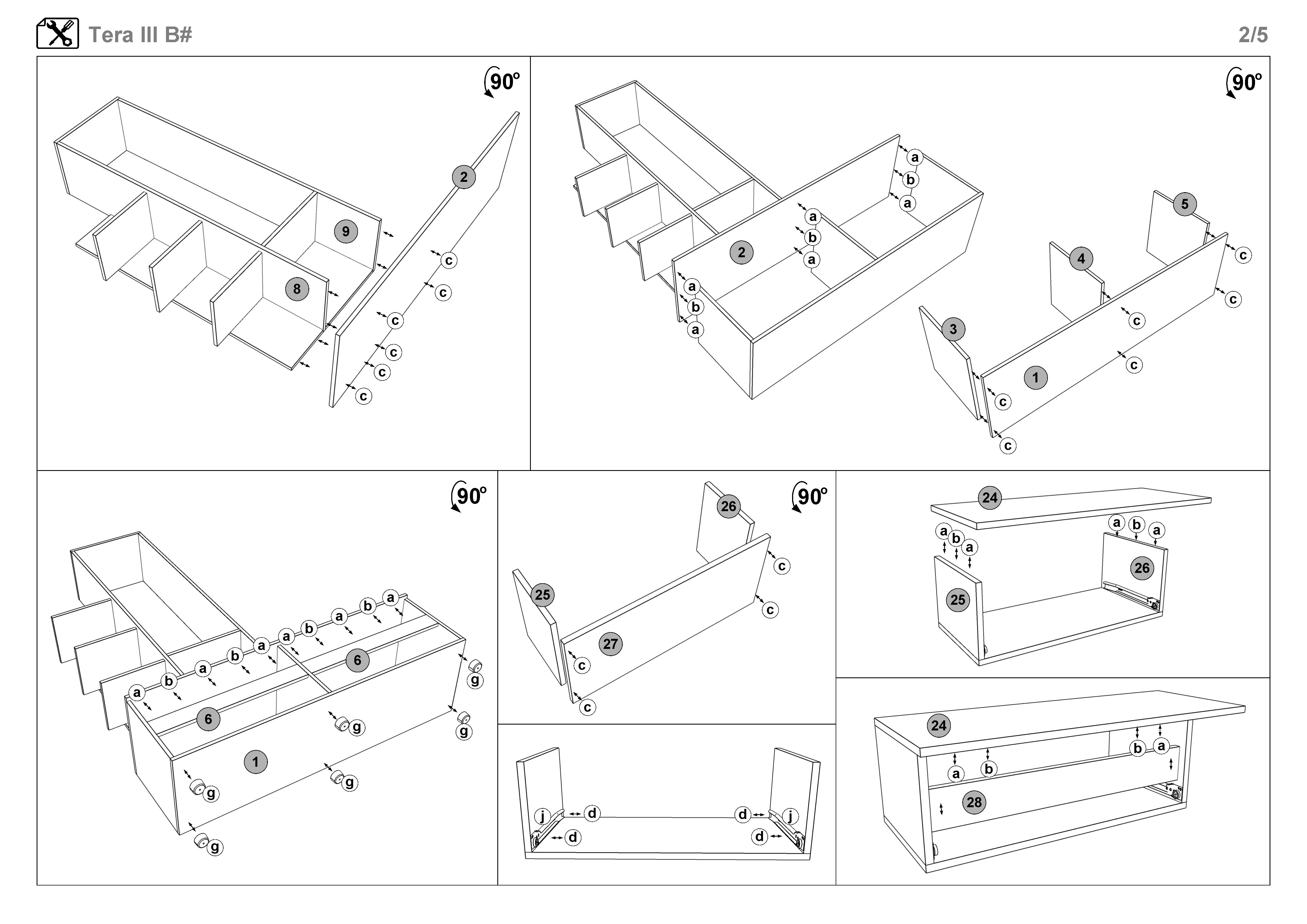 Монтажна схема на продукт - Biblioteca Tera