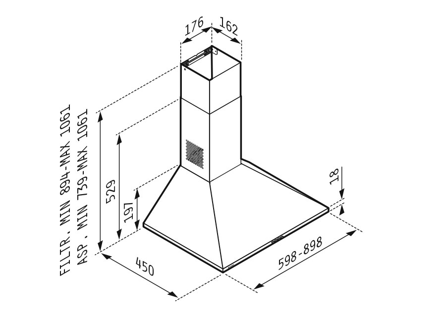 Размери на - Hota Pyramis Semineu LUX Hota Pyramis Semineu LUX