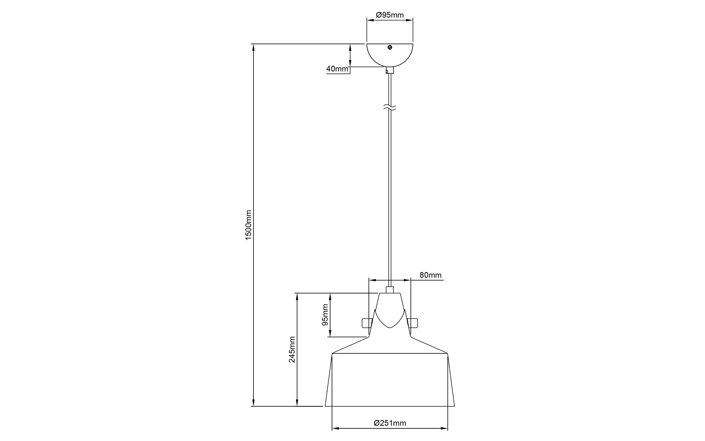 Размери на - Lustra Lustra