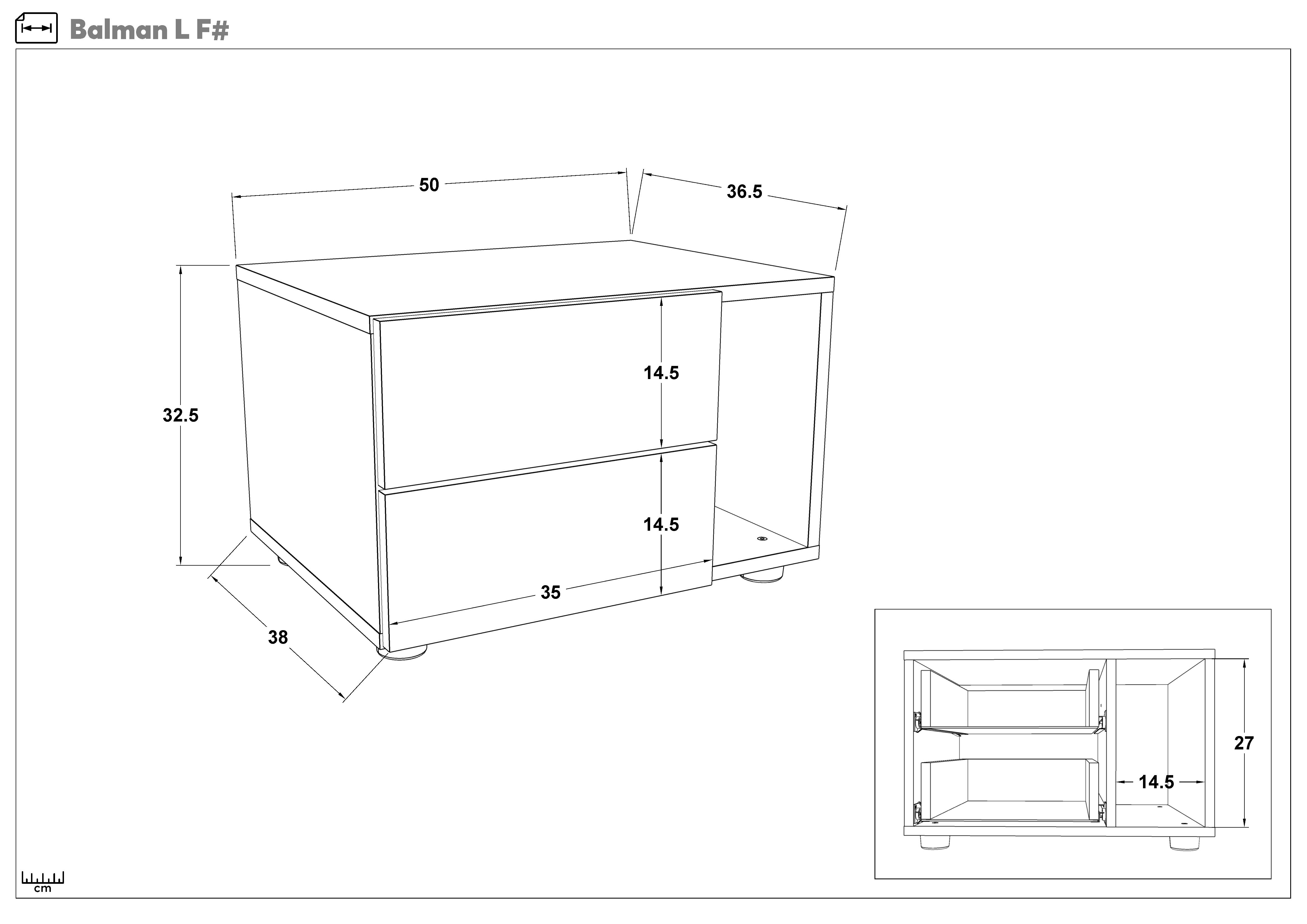 Set dormitor 160/200 + LED Balman