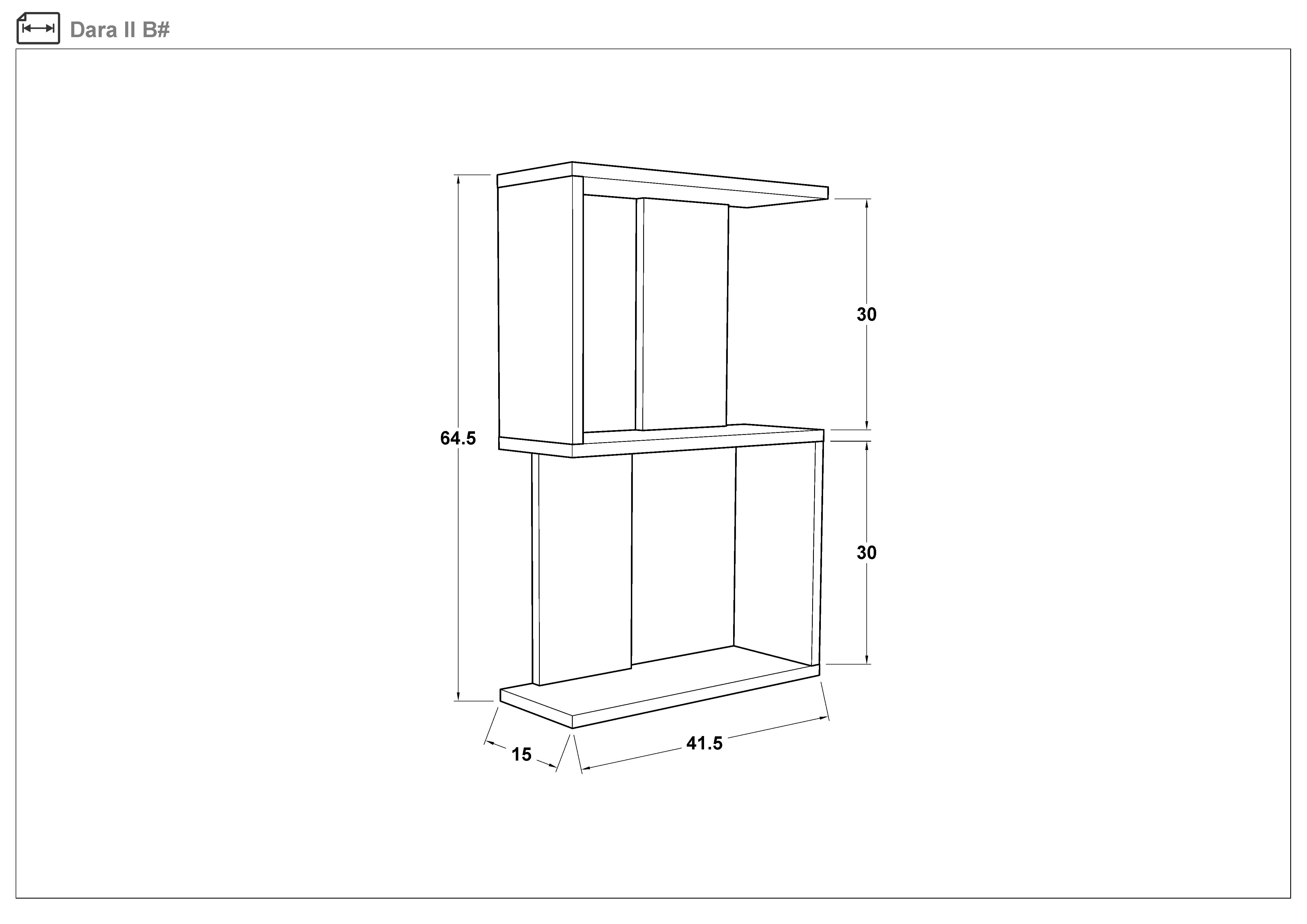 Кровать Иззи 90/200 + полка Дара