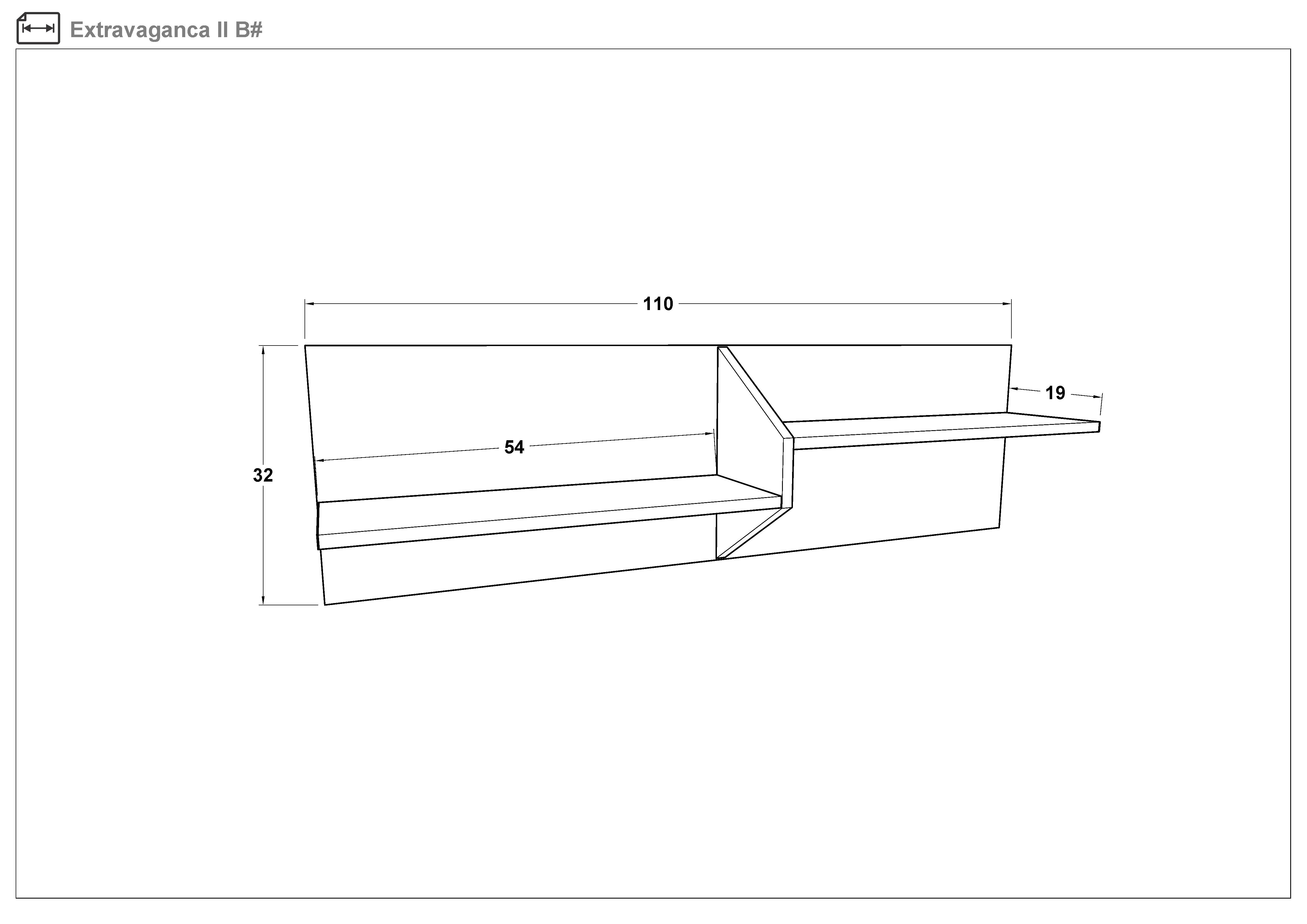 Размери на - Set Pat Ralitsa + etajera Extravaganza 110 Set Pat Ralitsa + etajera Extravaganza 110