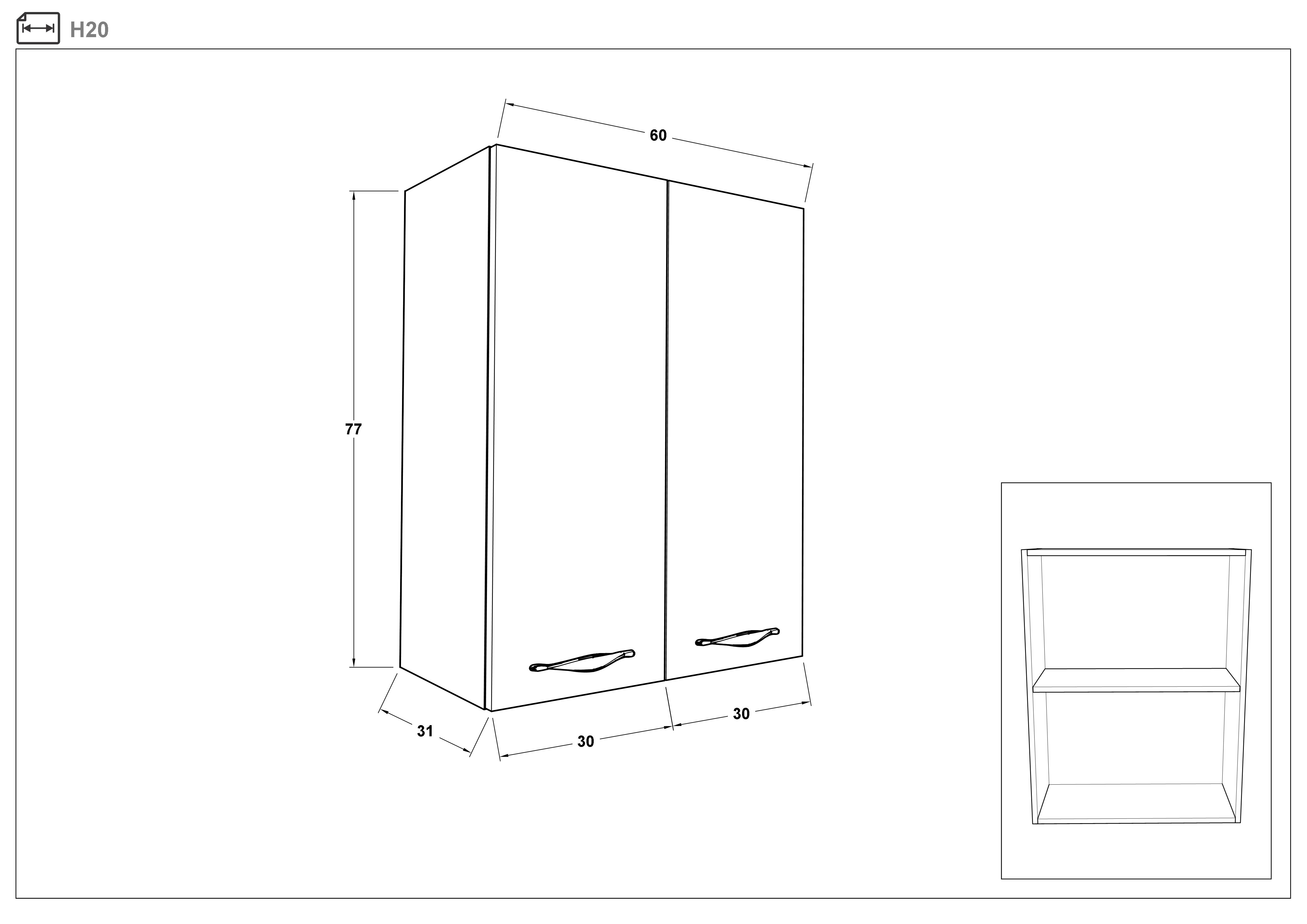 Размери на - Simon 20 Simon 20