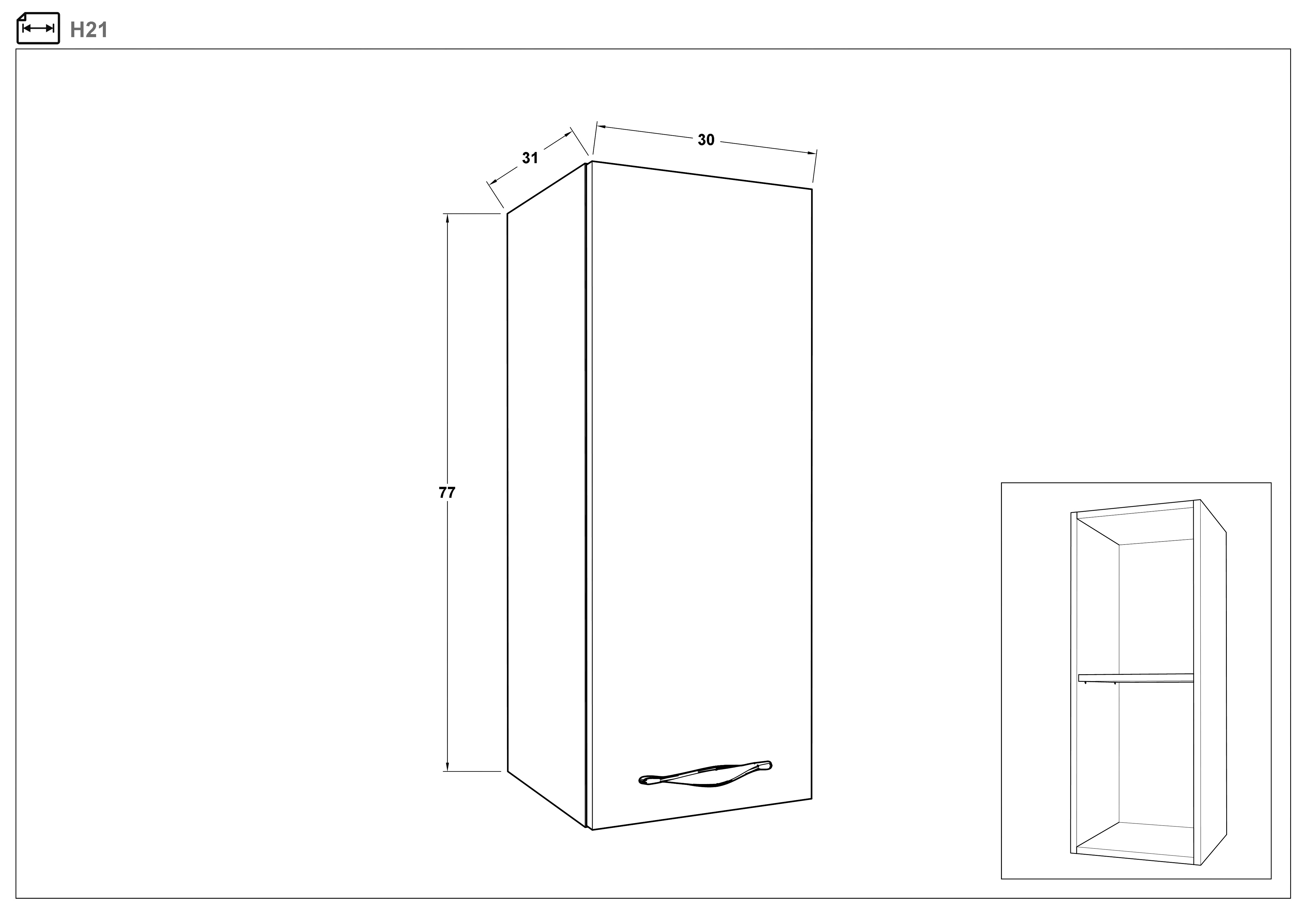 Размери на - Matis Corner 208 Matis Corner 208