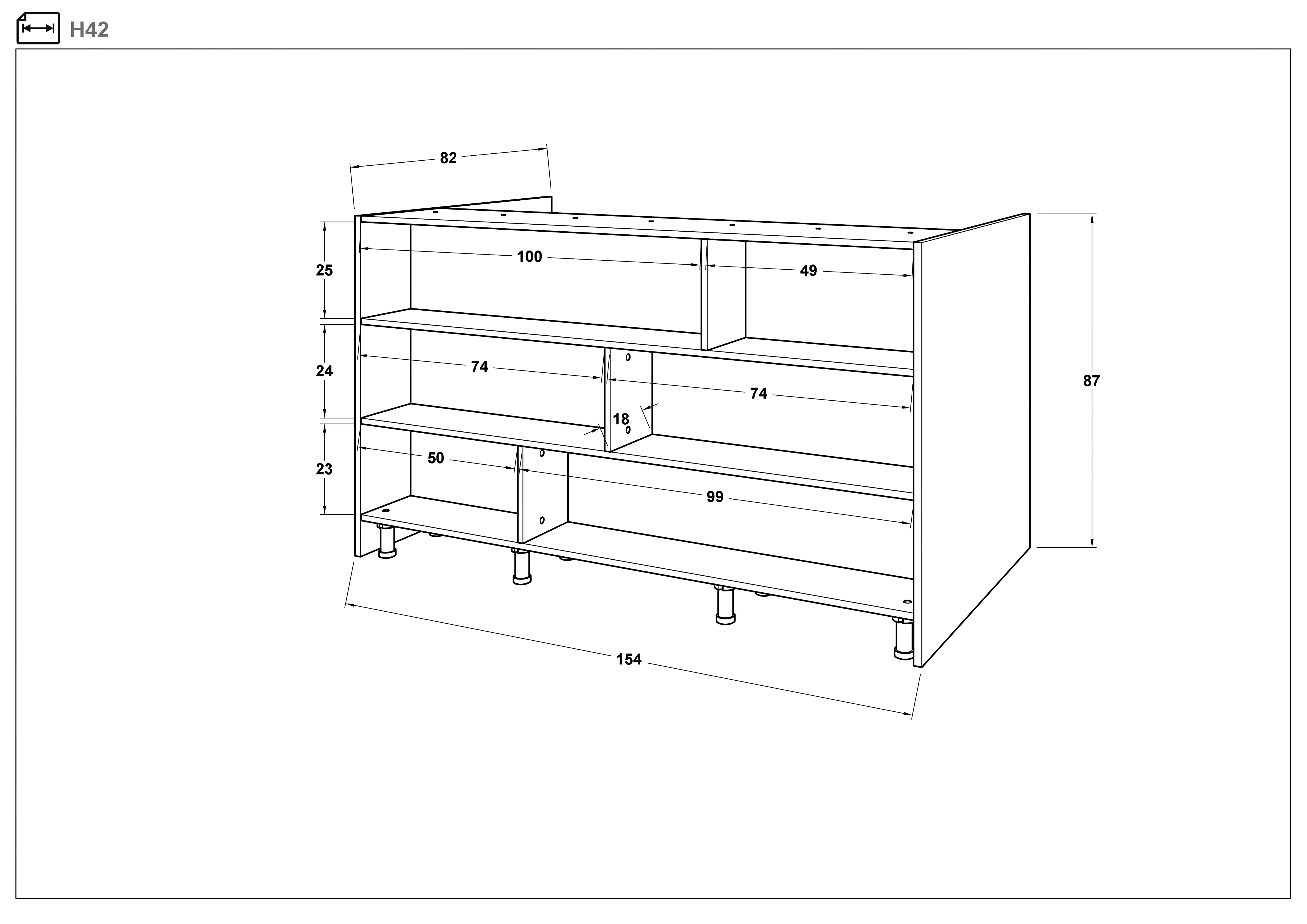 Размери на - Insula Ava 42 Insula Ava 42