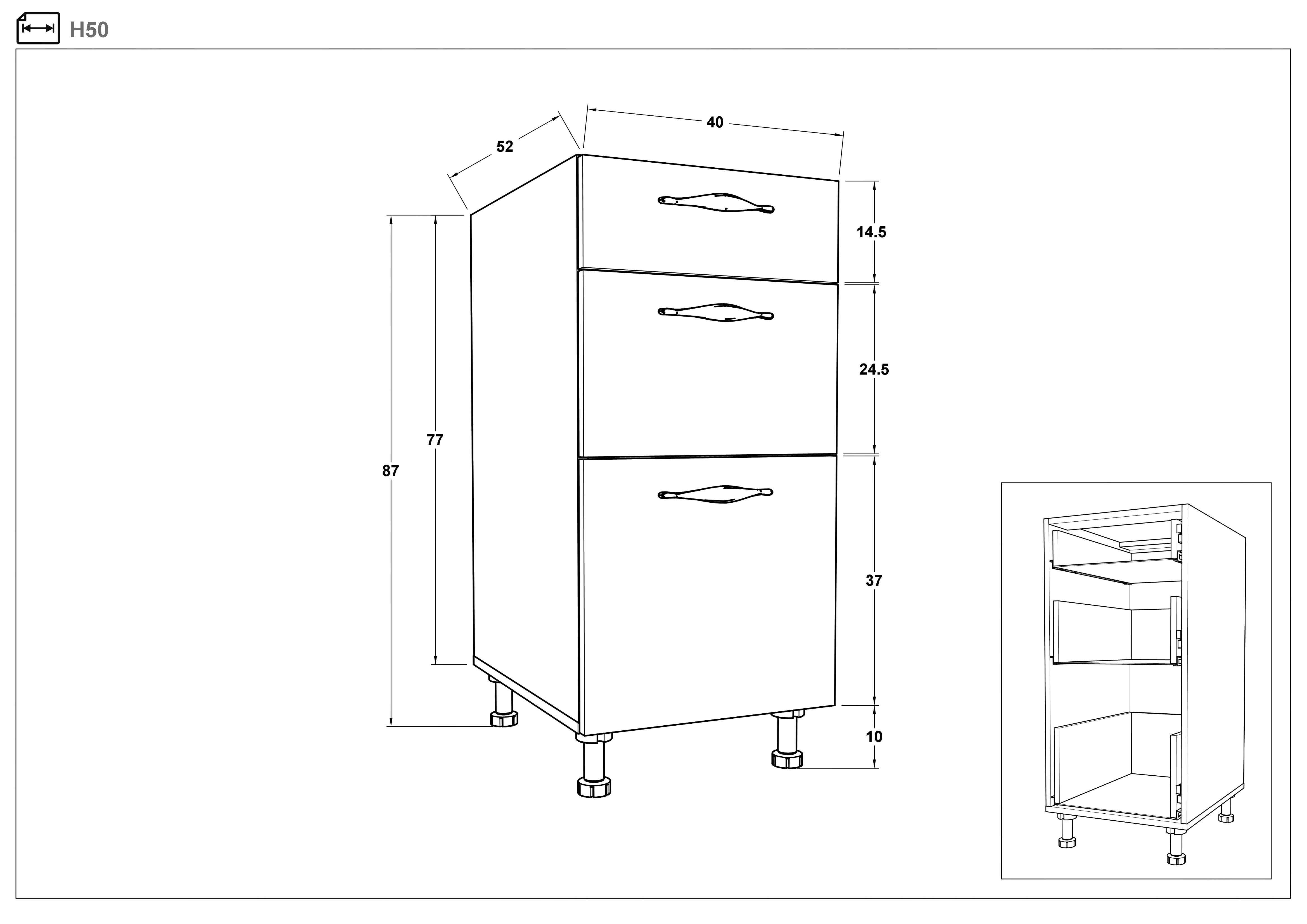 Размери на - Matis Corner 208 Matis Corner 208