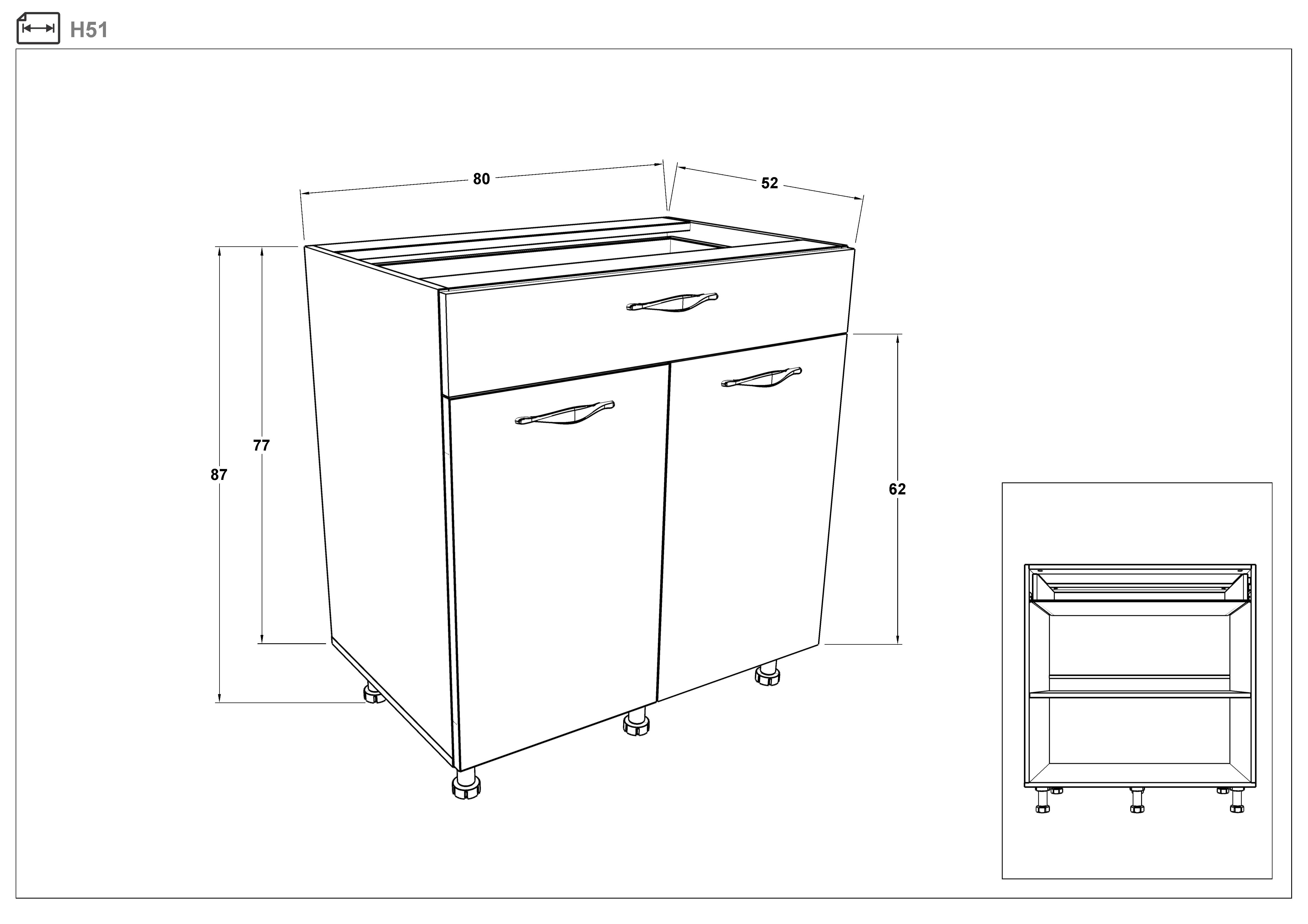 Размери на - Matis Corner 208 Matis Corner 208