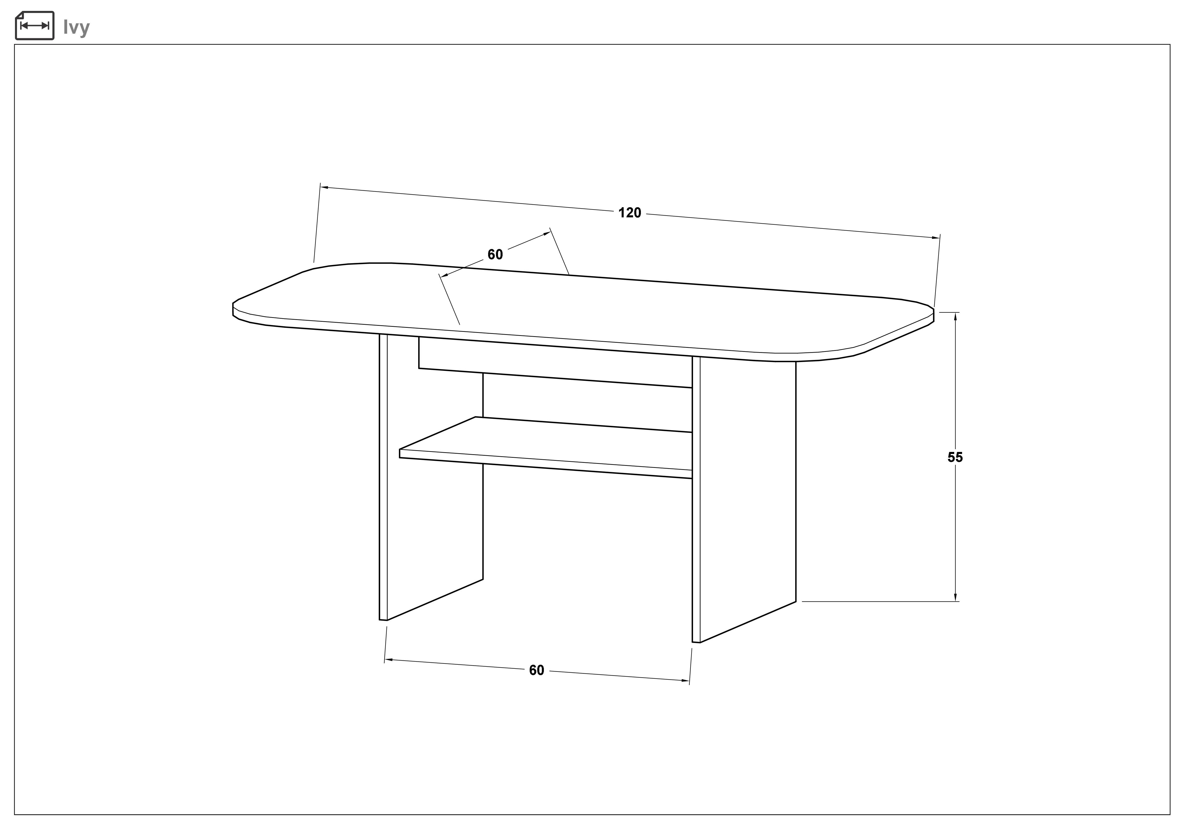 Размери на - Masuta de cafea Aivi Masuta de cafea Aivi