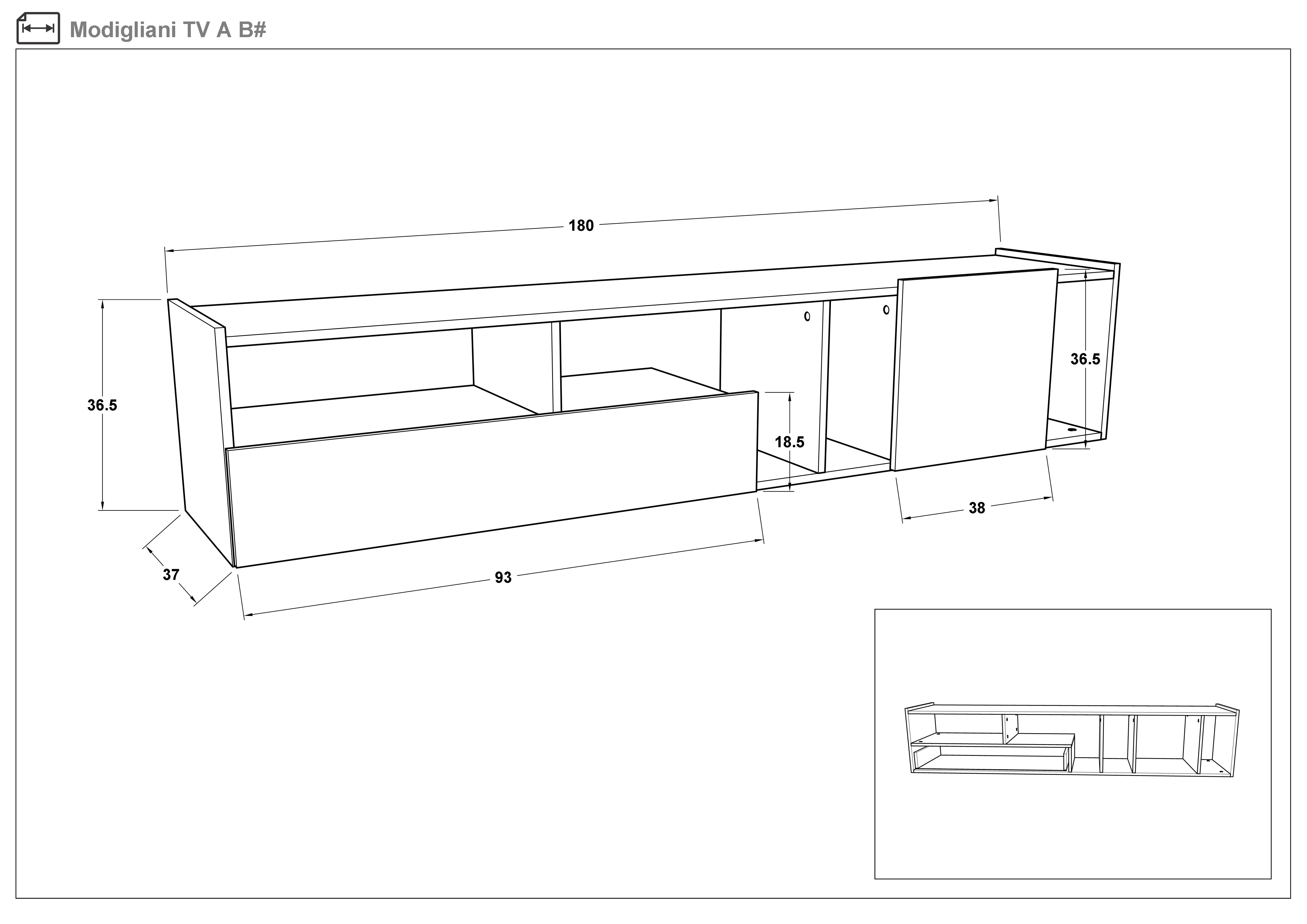 Modul TV Modiliani A