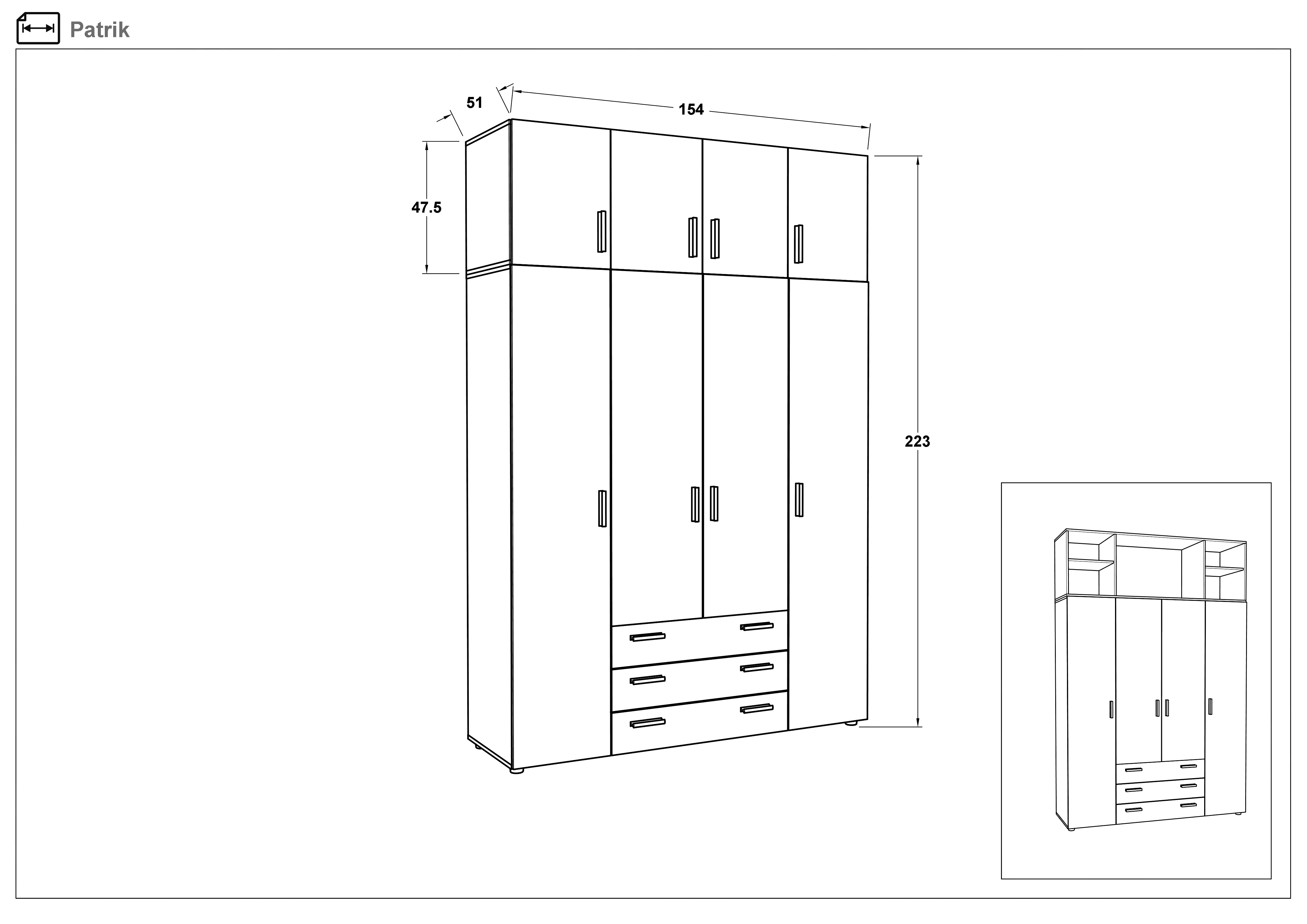 Размери на - Patrick Patrick
