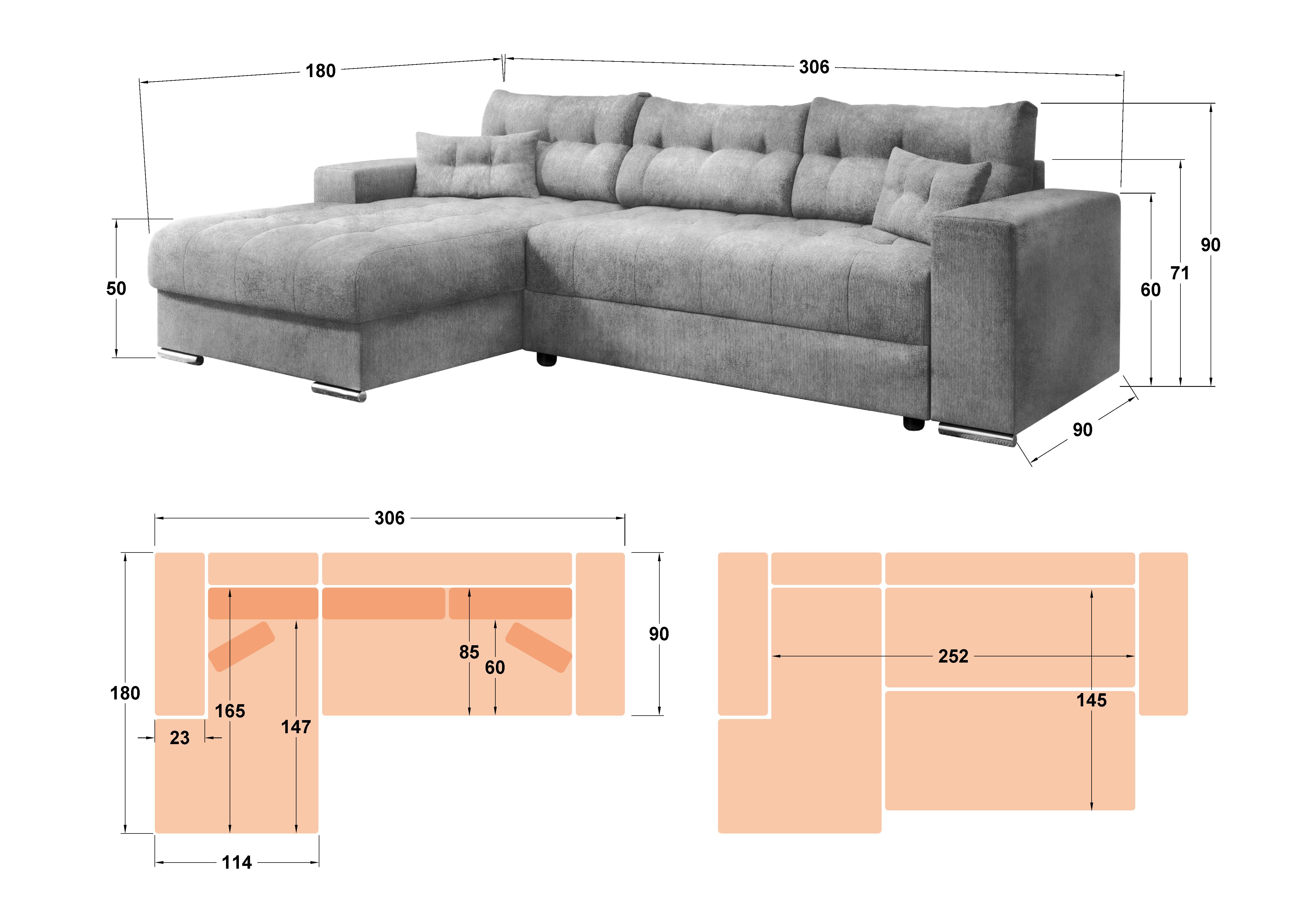Размери на - Coltar extensibil Sander Coltar extensibil Sander