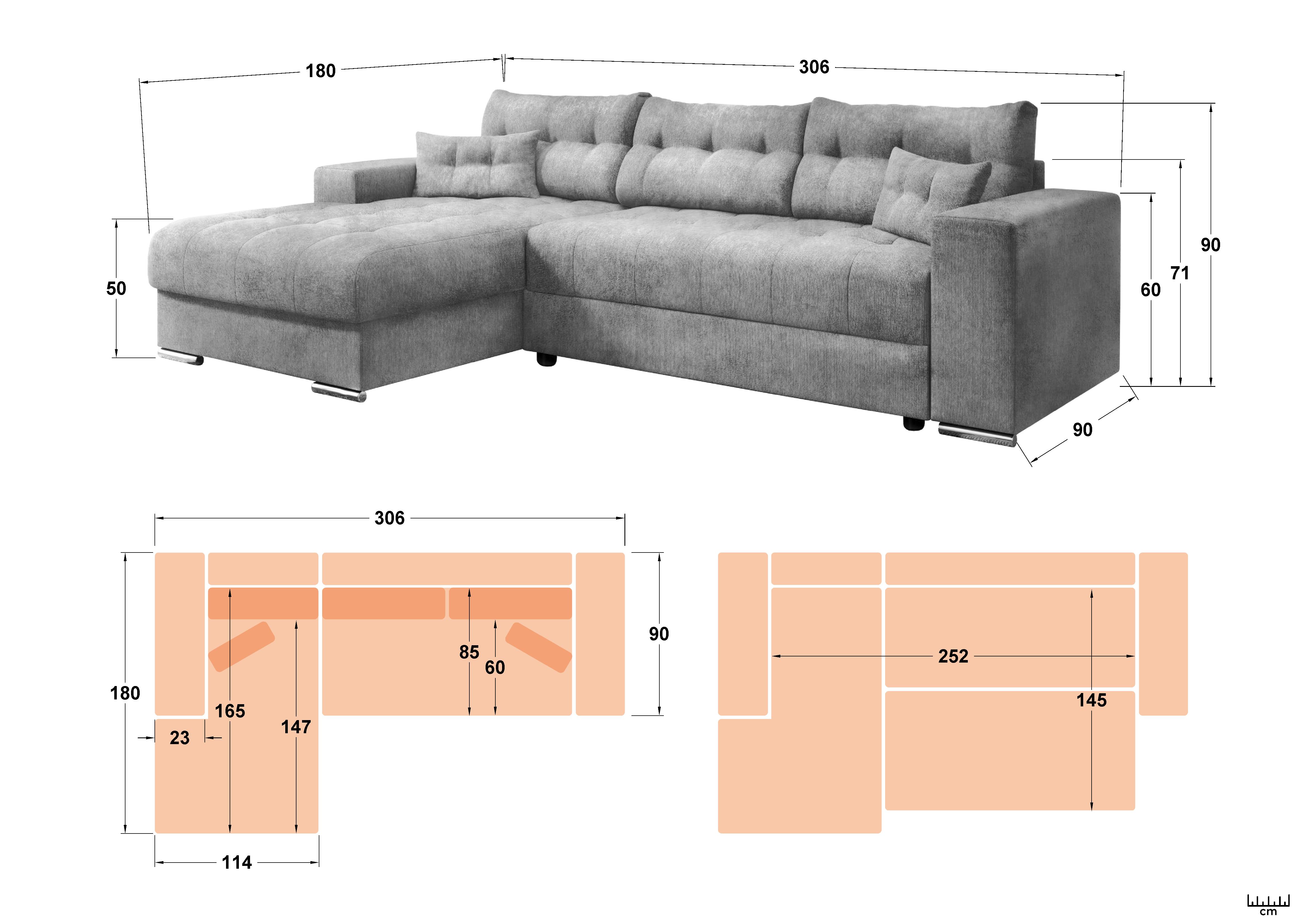 Размери на - Coltar extensibil Sander Coltar extensibil Sander