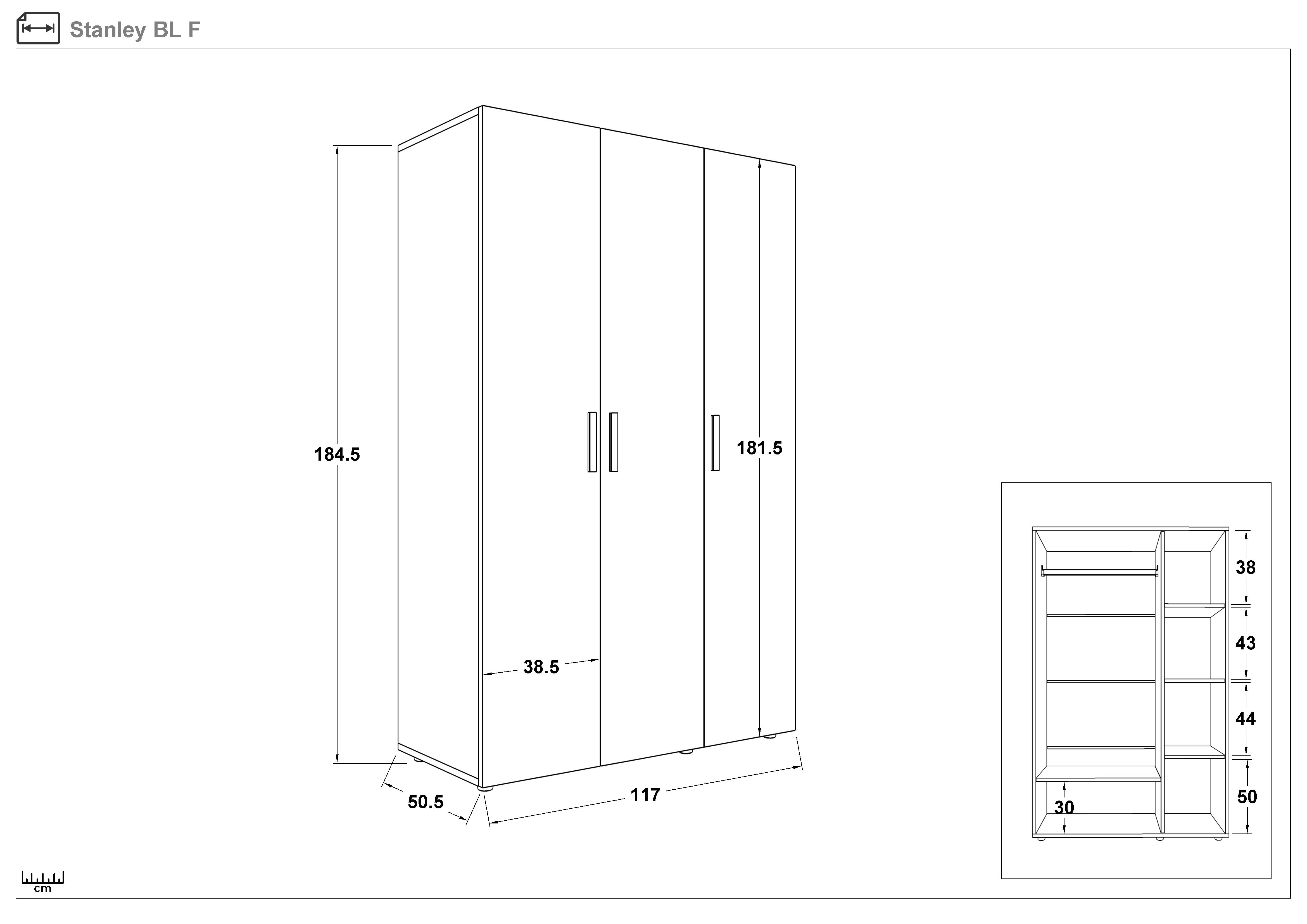 Set dormitor 160/200 Estel 3