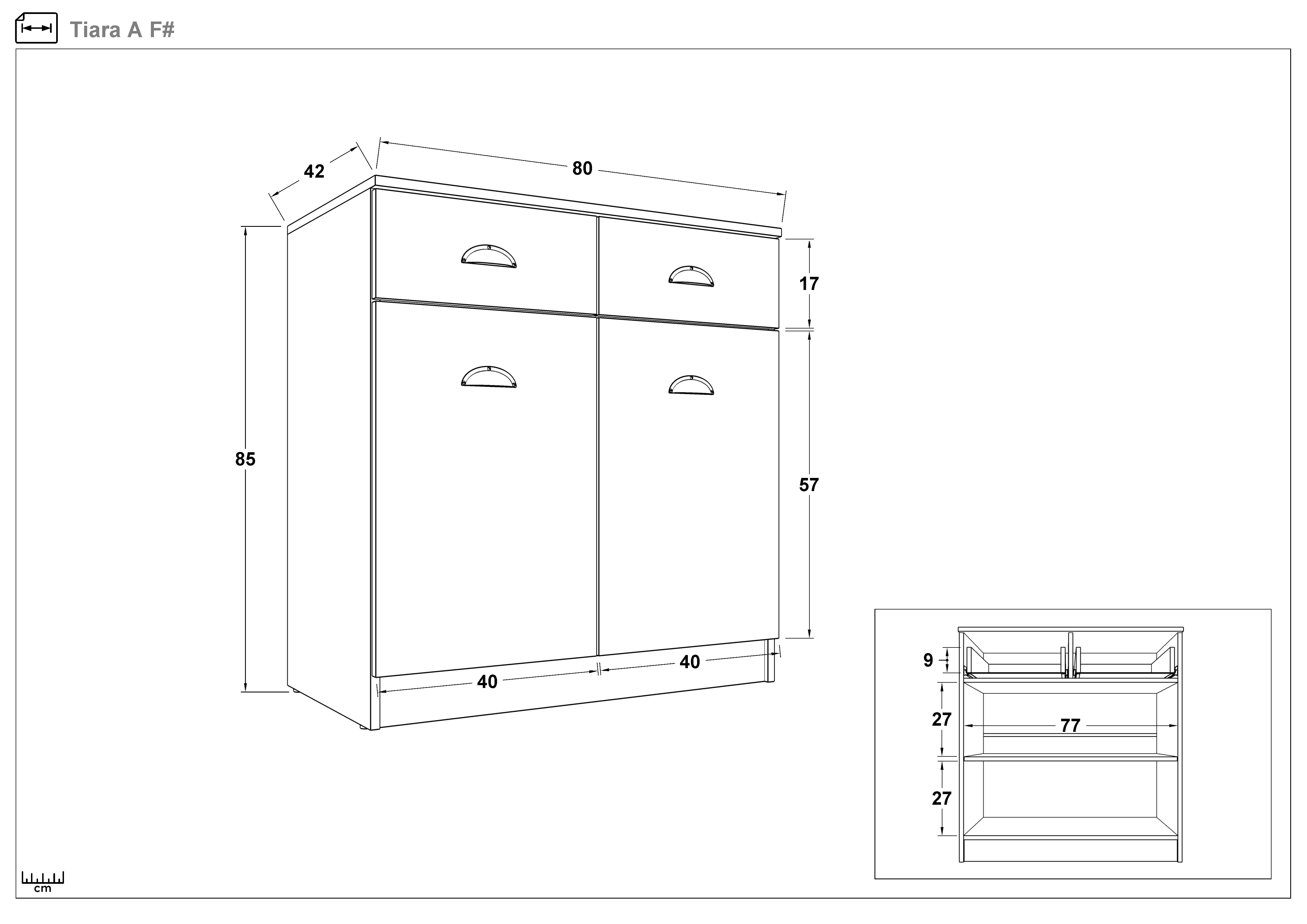 Set dormitor 160/200 Tiara XS