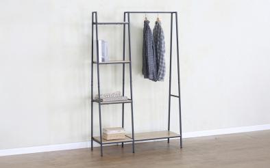 Etajera pentru haine + rafturi Harvi Etajera pentru haine + rafturi