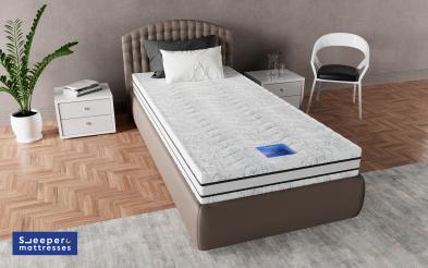 Saltea Bamboo zip memory 90/200 cu doua fete 90/200, cu doua fete, spuma anatomica 7 zone, Inaltime: 22 cm, Garantie: 2 ani, duritate - dur