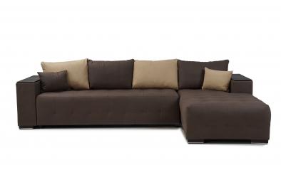 Coltar extensibil Melvin cu brat mini etajera Coltar extensibil cu brat mini etajera,L297 B90/180 H70 cm