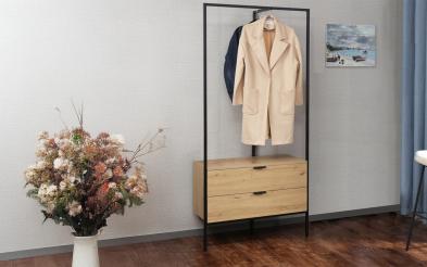Agatatoare + doua sertare Keyla Agatatoare + doua sertare  L85 B45 H190 cm