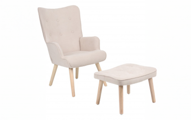 Fotoliu + taburet Melisia Fotoliu + taburet