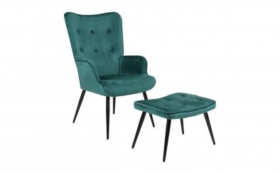 Fotoliu + taburet Siela Fotoliu + taburet