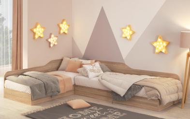 Paturi pe colt 82/190 cu lada Valens Paturi pe colt 82/190 cu lada