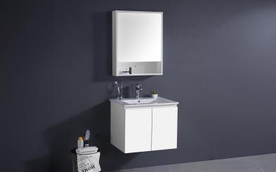 Set dulapuri PVC pentru baie Elenei 2 Set dulapuri PVC pentru baie