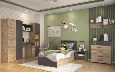Set dormitor Giselle + saltea  Neo Dream 90/200 Set dormitor + saltea 90/200