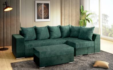 Coltar extensibil + taburet Londo Coltar extensibil + taburet,L260 B189 H70-80cm
