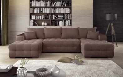 Coltar in forma de U Melvin Coltar in forma de U,  L317 B180 H67-83 cm