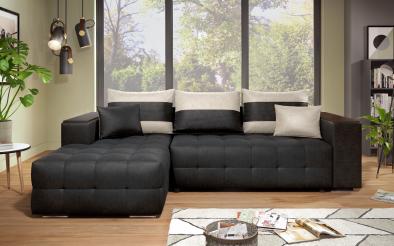 Coltar extensibil Melvin cu brat mini etajera Coltar extensibil cu brat mini etajera , L297 B90/180 H70 cm