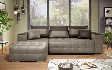 Coltar extensibil Melvin S cu  brat mini etajera Coltar extensibil  cu  brat mini etajera , L250 B90/158 H61/67  cm