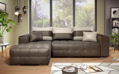 Coltar extensibil Melvin S cu  brat mini etajera Coltar extensibil  cu  brat mini etajera , L250 B90/158 H61/67  cm