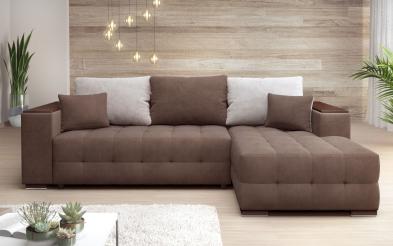 Coltar Melvin Spring S cu sezlong + brat mini etajera Coltar cu sezlong + brat mini etajera, L250 B90/158 H69 cm