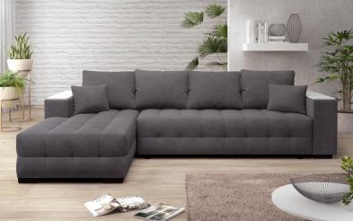 Coltar Melvin Spring cu sezlong + brat mini etajera Coltar cu sezlong + brat mini etajera, L297 B90/180 H70 cm