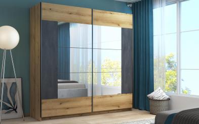 Dulap Prestige Elegance Dulap cu usi glisante, L203 B58 H203 cm