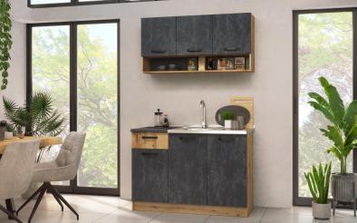 Bucatarie cu blat termic inclus Lora 5 mini Bucatarie cu blat termic inclus