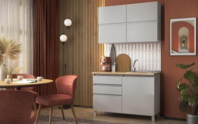 Bucatarie cu blat termic inclus Stivi Bucatarie cu blat termic inclus