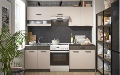 Bucatarie cu blat termic inclus Victoria S Bucatarie cu blat termic inclus