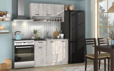 Bucatarie cu blat termic inclus Lora 5 mini Bucatarie cu blat termic inclus