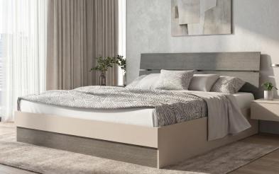 Pat dublu 160/200 Katerina +  saltea Pat dublu 160/200