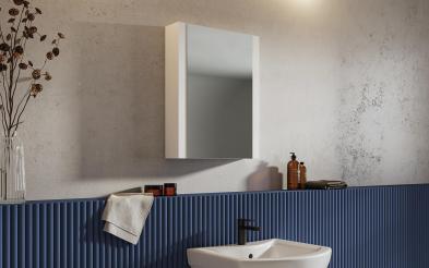 Dulap PVC pentru baie cu oglinda Dulap PVC pentru baie cu oglinda