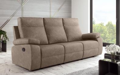 Recliner Bernini,  cu trei locuri/cu mecanism manual Recliner ,  cu trei locuri/cu mecanism manual,L236 B84 H105 cm