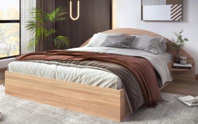 Pat dublu Lorein pentru saltea 140/200 Pat dublu 140/200