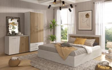 Спален комплект 160/200 Семана + матрак Спален комплект 160/200