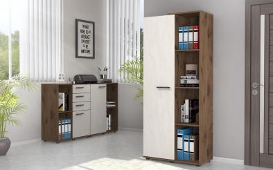 Biblioteca de birou Ivel H1 Biblioteca de birou, L80 B38 H186 cm