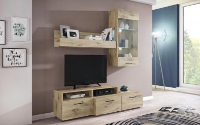 Biblioteca Shely + iluminare LED Biblioteca + iluminare LED , L165 cm