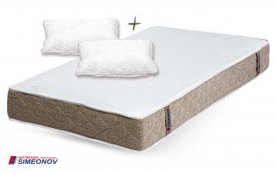 Saltea Easy Pocket, cu doua fete 160/200 160/200,cu doua fete , 4 anotimpuri, arcuri pocket, inaltime 22 cm, garantie 5 ani, duritate - dur mediu, Cadou 2 perne