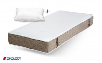 Saltea Easy Sleep, cu doua fete 120/190 120/190, cu doua fete , 4 anotimpuri, spuma poliuretanica, inaltime 20 cm, garantie 2 ani, duritate - dur mediu, Cadou 1 perna