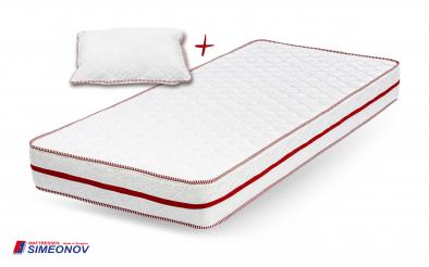 Saltea Vita Sleep, cu doua fete 120/190 120/190,cu doua fete, spuma poliuretanica, inaltime 17 cm, garantie 2 ani, duritate - dur mediu, Cadou 1 perna