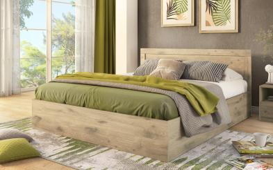 Pat dublu 160/200 Philadelphia + saltea Pat dublu 160/200